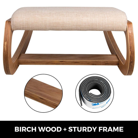 Body Posture Rocking Wood Knee Chair