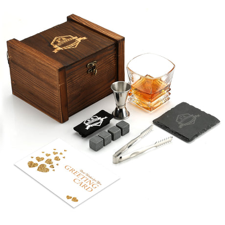 Yeashoo™ Whiskey Stones & Glasses Set