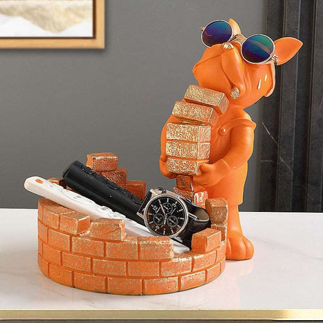 Builder Cool French Bulldog Butler Decor