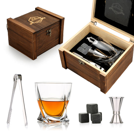 Yeashoo™ Whiskey Stones & Glasses Set