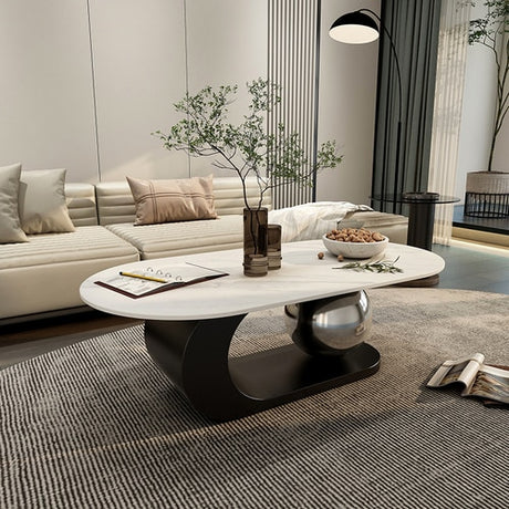 Luxury Italian Oval Coffee Table