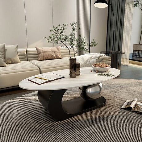 Luxury Italian Oval Coffee Table