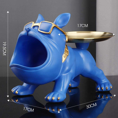 Bulldog Butler Décor with Tray Big Mouth