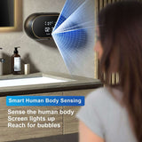 Automatic Foam Soap Dispenser LED Temperature Display Electric Touchless Infrared Sensor Foam Machine Auto Liquid Soap Dispenser