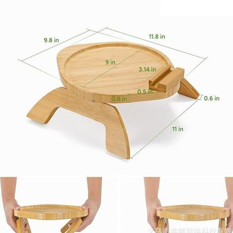 Foldable Sofa Armrest Tray