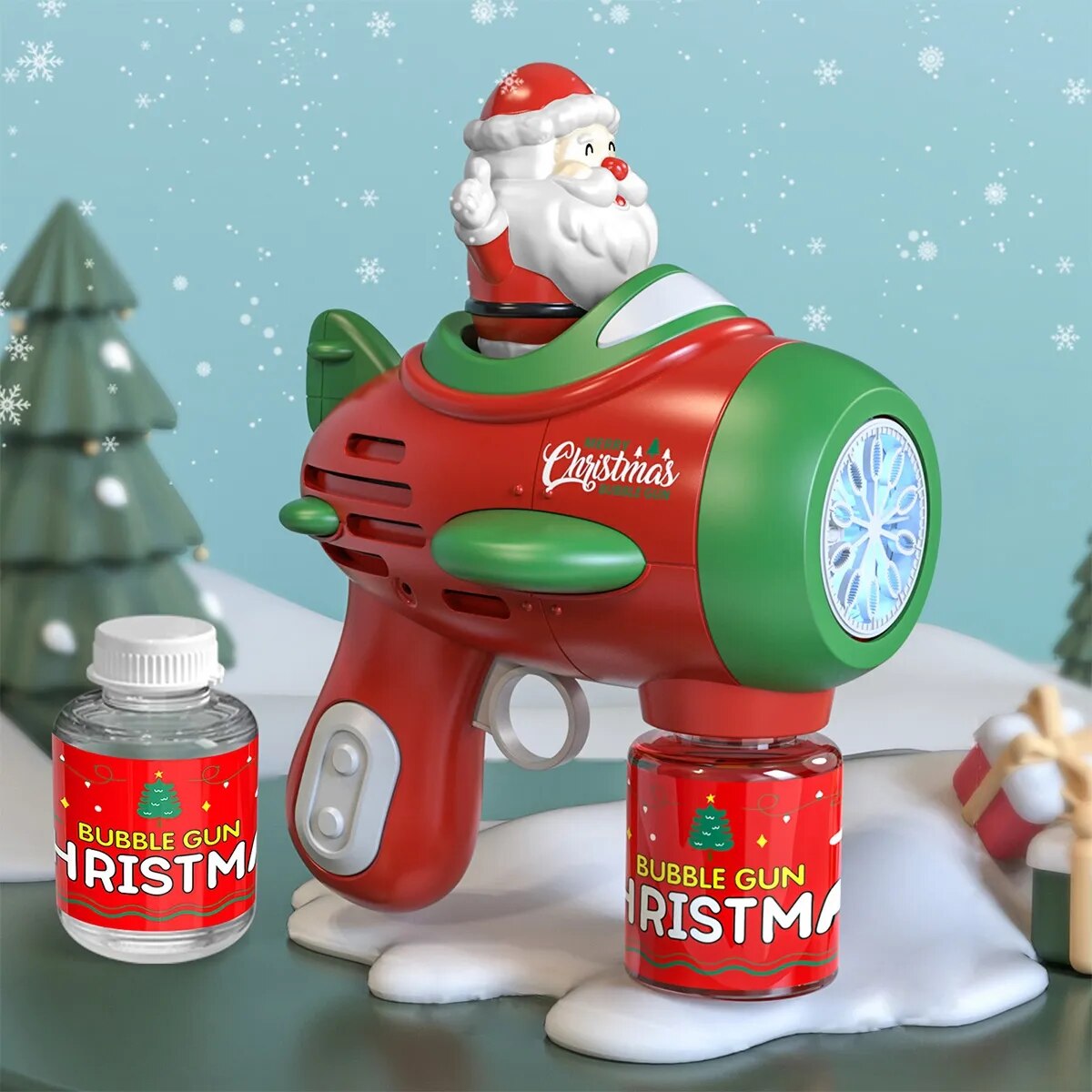 Yeashoo™ Automatic Christmas Bubble Gun Santa Claus