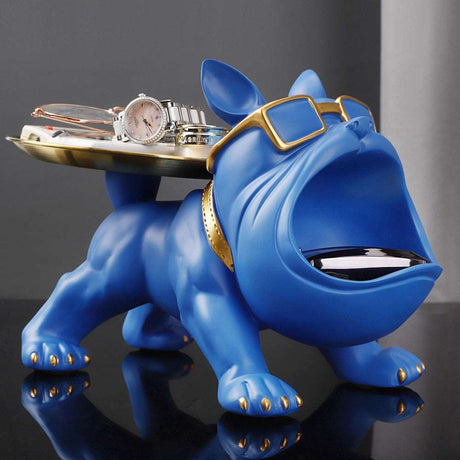 Bulldog Butler Décor with Tray Big Mouth