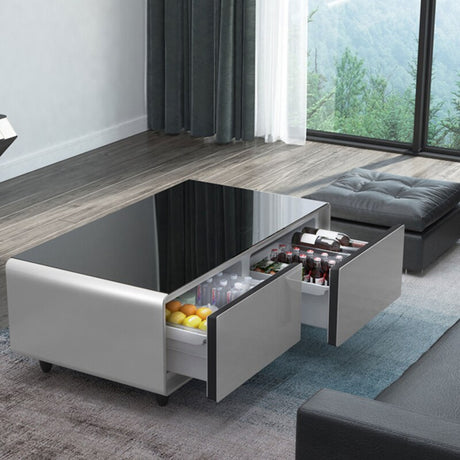 Yeashoo™Modern Smart  Coffee Table with Built in Fridge