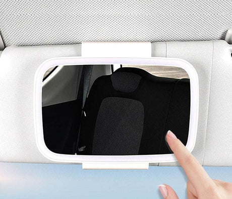 Car Mirror Dimmable Sun Visor Universal Makeup Touchscreen Mirrors