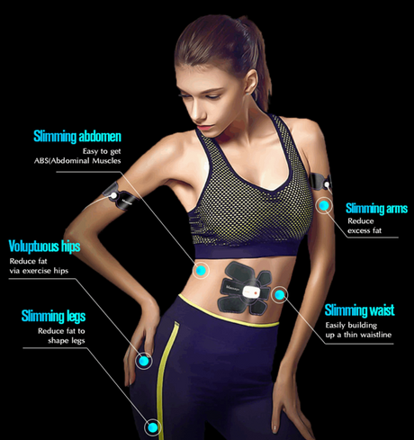 App controlled Multi EMS Abdominal Muscle Trainer