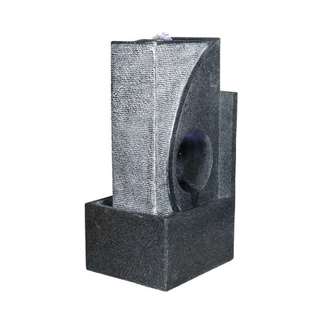 24.4inches Modern Water Fountain with Led Lights for Home Decor