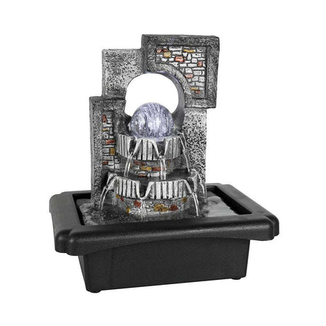 Crystal Ball & Led Light Water Fountain