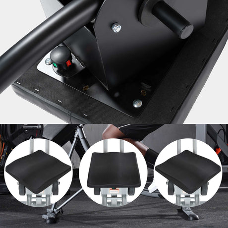 Deluxe ab machine Folding abdominal crunch coaster