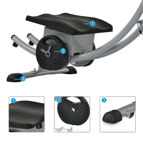 Deluxe ab machine workout equipment