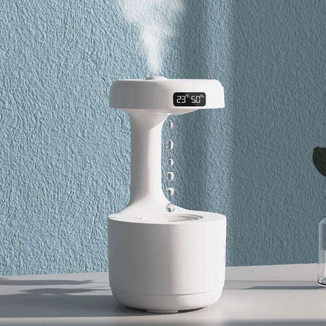 Anti-Gravity Humidifier With Clock Water