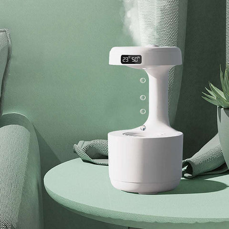 Anti-Gravity Humidifier With Clock Water