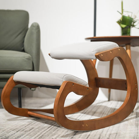 Body Posture Rocking Wood Knee Chair