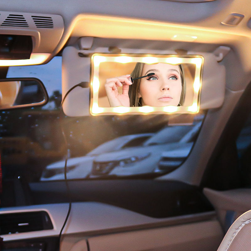 Yeashoo™Car Makeup Chargeable Vanity Mirror