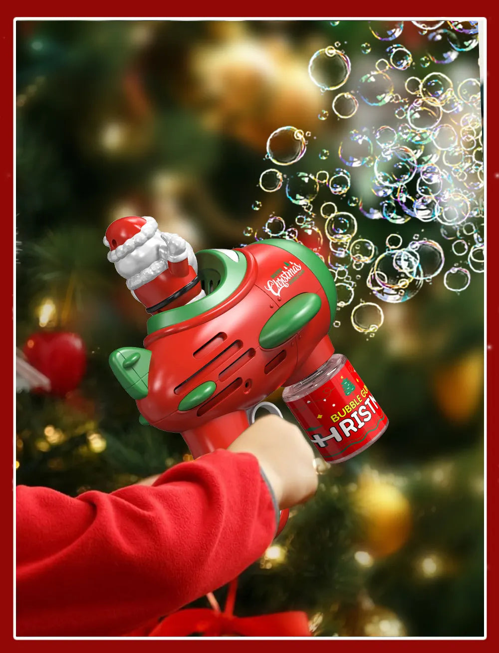 Yeashoo™ Automatic Christmas Bubble Gun Santa Claus