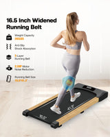 Under Desk Treadmill , Walking Treadmill 2 in 1 for Walking , Quiet and Powerful, Installation-Free, Whit