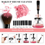 Makeup Brush Cleaner and Dryer Automatic Clean Make up Brushes Washing Machine 10 Seconds Silicone Make up Brush Cleaning Tool