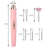 5-IN-1 Electric Nail Drill Kit Full Manicure+ Pedicure Tool USB Rechargeable by Lmyg