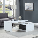 Rotatable High Gloss Coffee Table