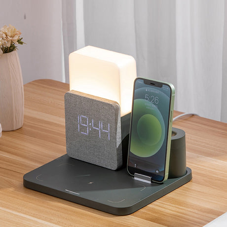 Light Bedside Lamp Qi Wireless Charger