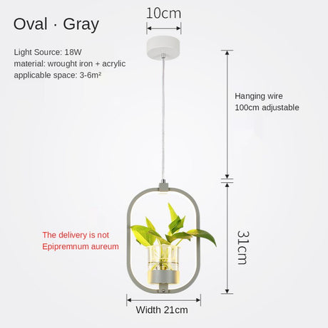 Modern Pendant Hanging Lighting Decor Bar Table Plant Lights