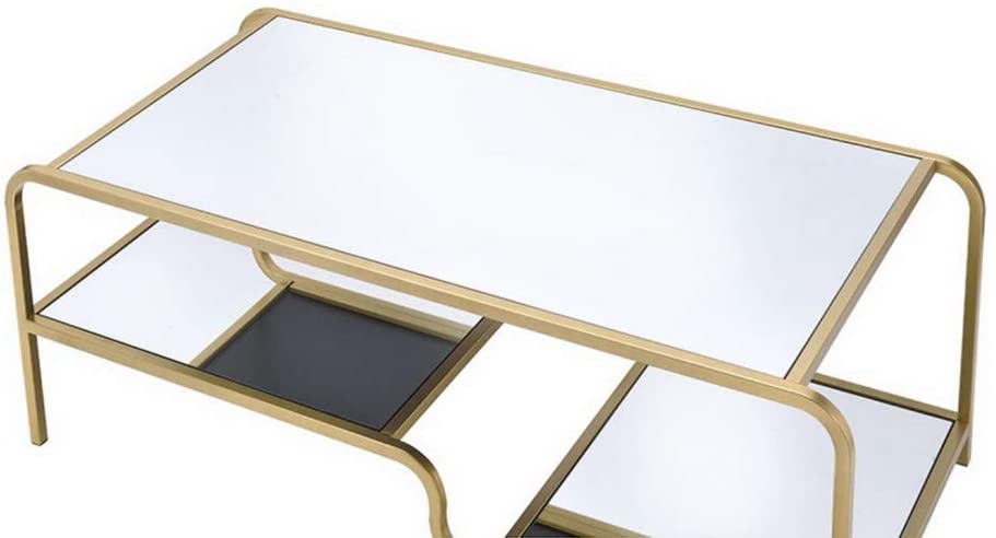 Mirror Gold Coffee Table