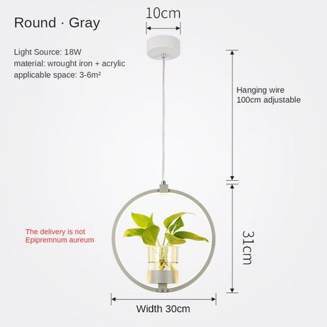 Modern Pendant Hanging Lighting Decor Bar Table Plant Lights