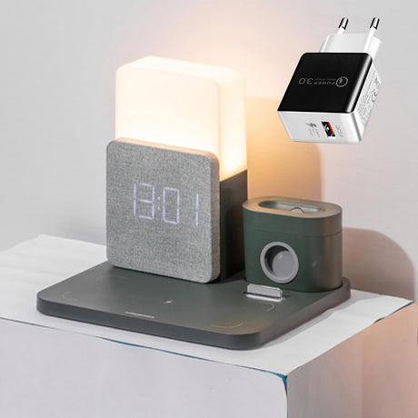 Light Bedside Lamp Qi Wireless Charger