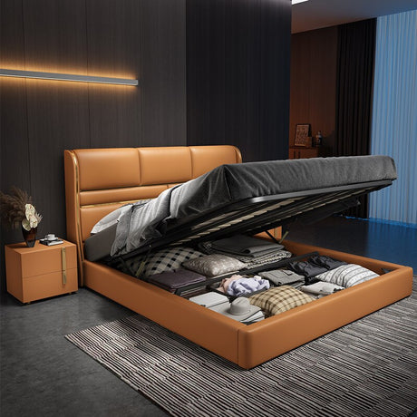 Luxury Simple Style Wooden Doble Bed