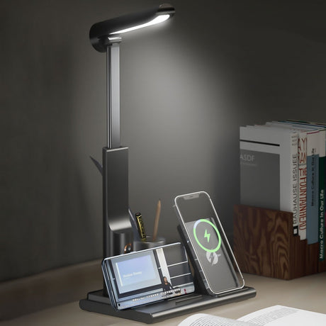 Wireless Charging Foldable Desk Lamp Touch Control