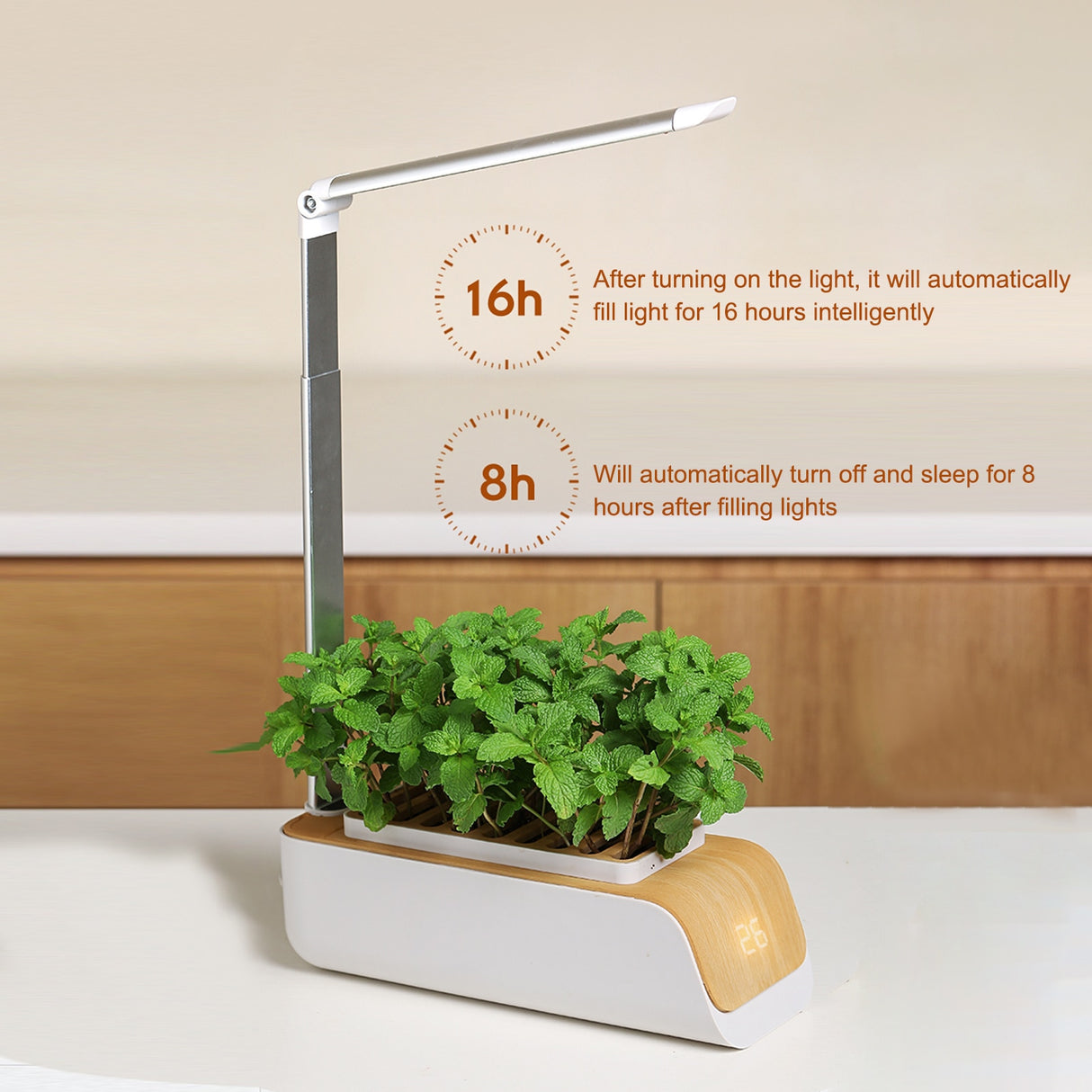 Smart Home Automatic Hydroponics  Led Growing System