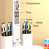 Touch Foldable Lamp with Calendar Temperature Clock