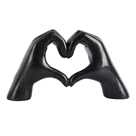 Nordic Style Heart Gesture Sculpture decor