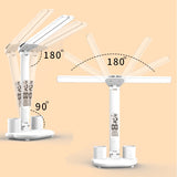 Touch Foldable Lamp with Calendar Temperature Clock