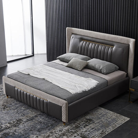 ltalian Light Luxury Double Bed