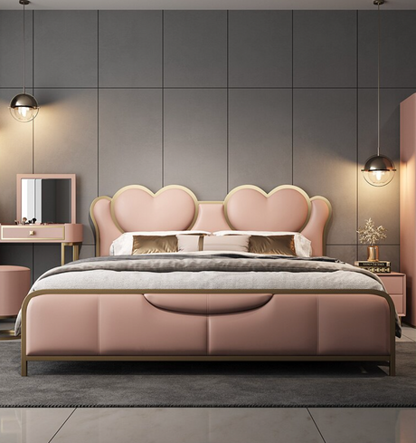 Luxury Heart-shaped Love Bed