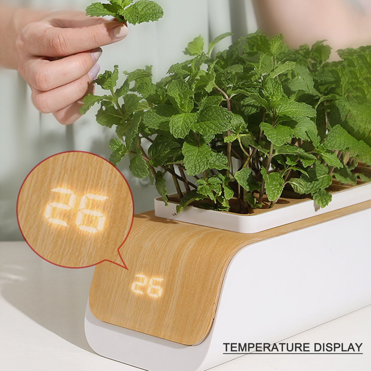 Smart Home Automatic Hydroponics  Led Growing System