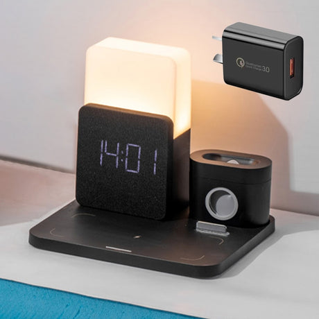 Light Bedside Lamp Qi Wireless Charger