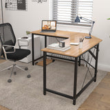 Large L Shaped Computer Corner Desk for Home Office, Sturdy Writing Desk Writing Workstation