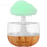 Desktop Rain Cloud Humidifier Relax Aromatherapy Lamp USB Rain Sound Diffuser 280Ml Colorful Night Light for Home