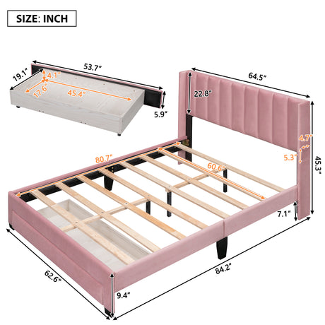 Queen Size bed with a Big Storage