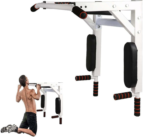 Wall Mounted Pull Up Bar Multi-Grip