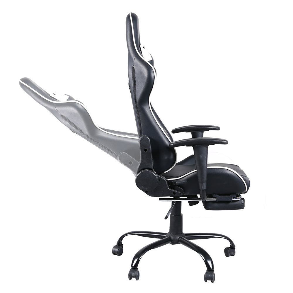 Gaming Chair, Gaming Chair with Footrest, Ergonomic Desk Chair, Adjustable PC Gamer Chair for Adults XH