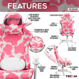 TS85 Pink COW Series Gaming Chair