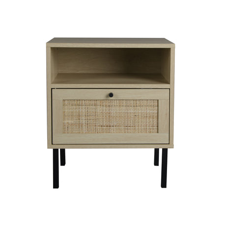 Natural rattan Nightstand