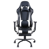 Gaming Chair, Gaming Chair with Footrest, Ergonomic Desk Chair, Adjustable PC Gamer Chair for Adults XH